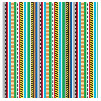 Gordon Fabrics - Heavy Machines Stripe