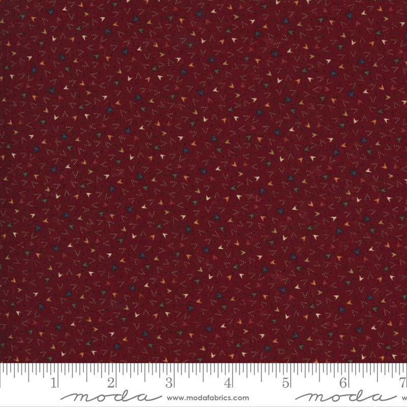 Moda - Prairie Dreams by Kansas Troubles Quilters, Red triangles