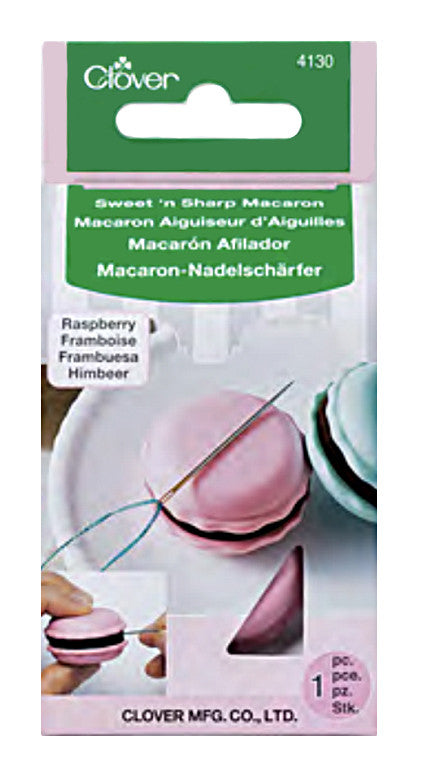 Macaron needle sharpener - Raspberry