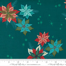 Load image into Gallery viewer, Moda - Cheer and Merriment by Fancy That Design House, Large Flower in Teal
