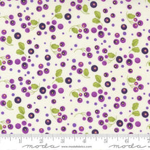 Load image into Gallery viewer, Moda - Pansys Posies by Robin Pickens, tiny cream flowers
