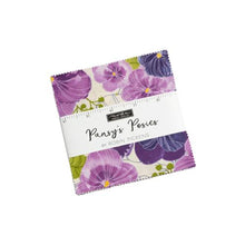 Load image into Gallery viewer, Moda Precuts 5&quot; Charm Pack - Pansys Posies by Robin Pickens
