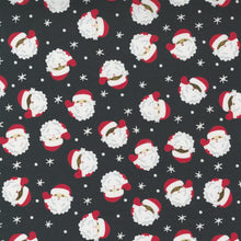 Load image into Gallery viewer, Moda - Holiday Essentials Christmas -  Santa on black
