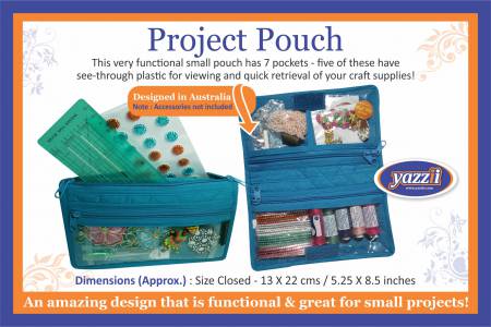 Yazzii Project pouch - Aqua
