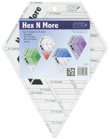 Hex N More Ruler - Jaybird Quilts