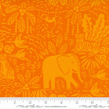Load image into Gallery viewer, Moda - Jungle Paradise, Orange Elephants

