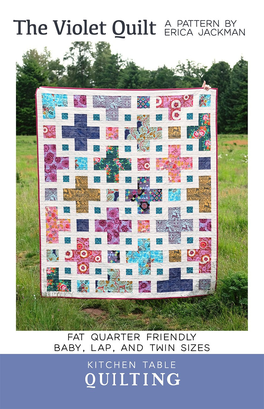 The Violet Quilt - Kitchen Table Quilting