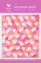 Load image into Gallery viewer, Patchwork Hearts Quilt Pattern - Quilty Love
