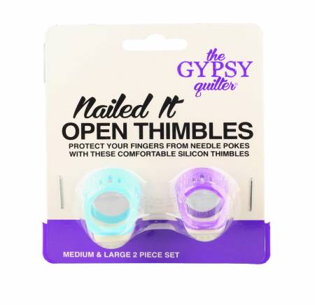 Gypsy Quilter Nailed it open thimble set