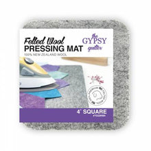 Load image into Gallery viewer, Gypsy Wool Pressing Mat 4 inch Square
