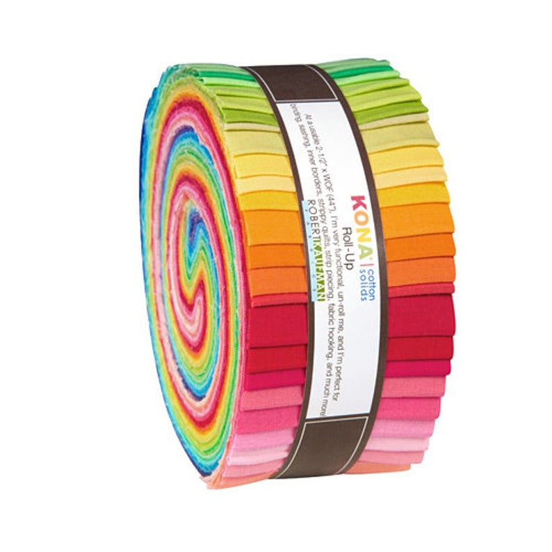 Kona Precuts Jelly Roll - New Bright Palette RU-231-41
