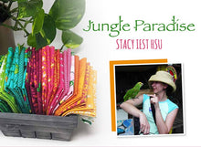 Load image into Gallery viewer, Moda - Jungle Paradise, Squares Hibiscus
