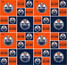 Load image into Gallery viewer, NHL Licensed Team Fabric - Edmonton Oilers
